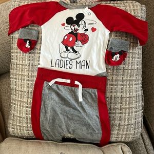 Disney Mickie Mouse Onesie 0-3M
